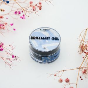 Soft Jelly Brilliant 15 гр. Прозрачный желе FLY MARY - NOGTISHOP