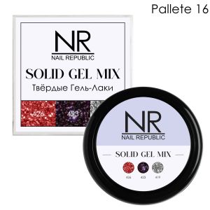 NR Твердые гель-лаки SOLID GEL MIX, Pallete 16 (426,423,419) - NOGTISHOP