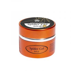 Гель-краска паутинка Spider Gel, золото, Planet Nails, 5 г  - NOGTISHOP