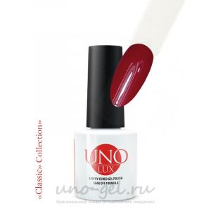 Гель-лак UNO LUX №017 Madder Red - Мареновый красный, 8 мл  - NOGTISHOP