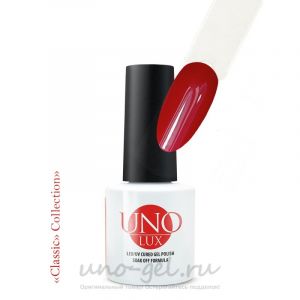 Гель-лак UNO LUX №021 English Red - Английский красный, 8 мл - NOGTISHOP