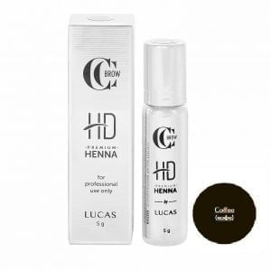 Хна для бровей Premium henna HD, CC Brow, Coffee (кофе), 5 гр