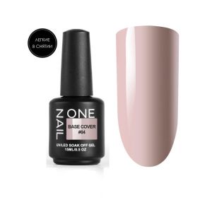 Base Cover #04 15 мл, база камуфлирующая One Nail (легкая в снятии) - NOGTISHOP