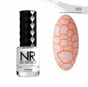 Лак CRAQUELURE 02, Белый, Nail Republic, 10 мл - NOGTISHOP