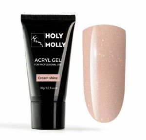 Акригель Holy Molly CREAM SHINE 30 гр. - NOGTISHOP