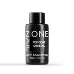 OneNail Top Coat Crystal Топ без липкого слоя (Бутылка), 30 мл.