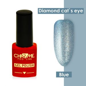 Гель-лак CHARME Diamond cat's eye gel polish - Blue, 10 мл - NOGTISHOP
