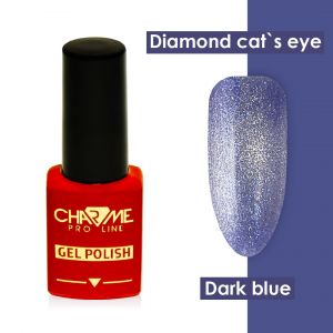 Гель-лак CHARME Diamond cat's eye gel polish - Dark blue, 10 мл - NOGTISHOP