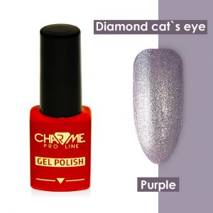 Гель-лак CHARME Diamond cat's eye gel polish - Purple, 10 мл  - NOGTISHOP