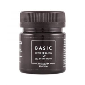 Топ BASIC Extreme Gloss с высоким блеском, без липкого слоя, 35 мл  - NOGTISHOP