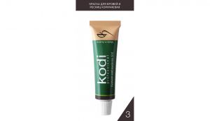 Краска для бровей и ресниц коричневая (15 ml) Kodi.