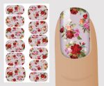 Слайдер для дизайна ногтей, цветочный № F114,  NOGTIKA