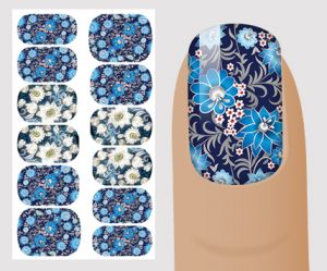Слайдер для дизайна ногтей, цветочный № F147,  NOGTIKA - NOGTISHOP