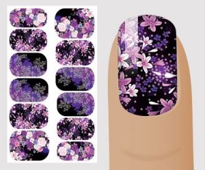 Слайдер для дизайна ногтей, цветочный № F150,  NOGTIKA - NOGTISHOP