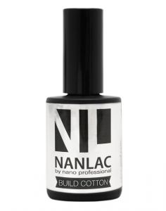 NANLAC Build Cotton 15 мл, база эластичная Nano professional - NOGTISHOP