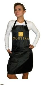 Фартук с карманом с лого Nogtika.