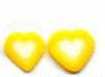 NEW ФИМО №534 жёлто-белое сердце.