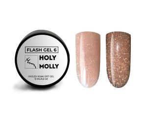 Holy Molly Flash gel №6 15 мл - NOGTISHOP