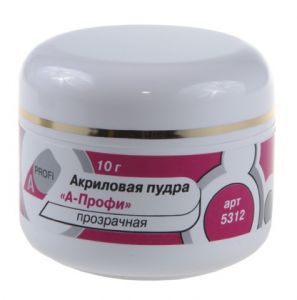 Акриловая пудра (прозрачная) серии А-Профи, 10г - NOGTISHOP