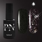 Гель-лак Dark Flash черный, Patrisa Nail, 8 мл