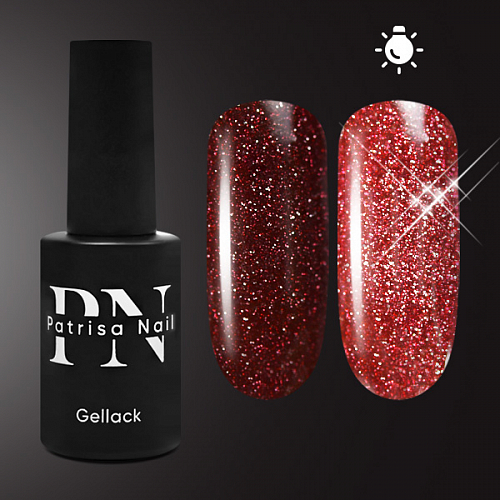 Гель-лак Fire Flash красный, Patrisa Nail, 8 мл - NOGTISHOP
