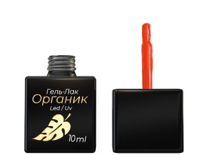 Гель-лак Органик Опция №34 Ярко-оранжевый, 9 мл.  - NOGTISHOP