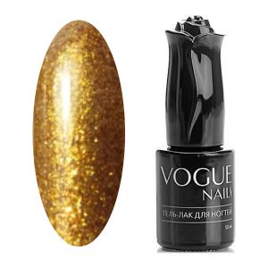 Гель-лак VOGUE NAILS с блёстками №755 Глубокий янтарь, 10 мл - NOGTISHOP