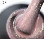 База Каучуковая для гель-лака Grattol Rubber Base Glitter №7, 9 мл. 