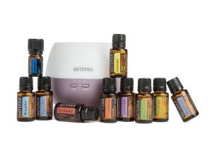 Набор "Эфирный дом" doTERRA, диффузор + 10 масел и смесей  - NOGTISHOP