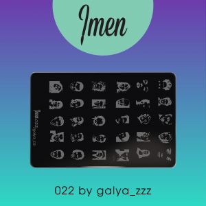 Пластина для стемпинга Imen №022 - NOGTISHOP