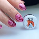 Хлопья Юки розовые металл Zoo Nail №1263, 0,5 гр.