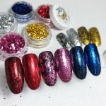 Хлопья Юки розовые металл Zoo Nail №1263, 0,5 гр.