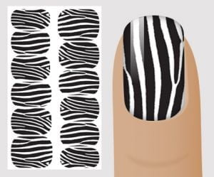 Слайдер для дизайна ногтей, "Фауна, рептилии" №J108 ,  NOGTIKA - NOGTISHOP