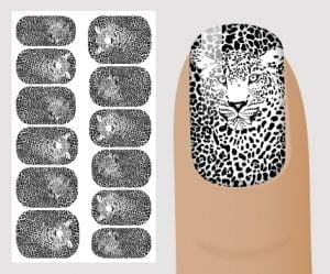 Слайдер для дизайна ногтей, "Фауна, рептилии" №J119 ,  NOGTIKA - NOGTISHOP