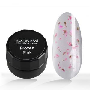 Гель с сухоцветами Frozen Pink, MONAMI, 5 г - NOGTISHOP