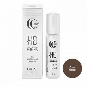 Хна для бровей Premium henna HD, CC Brow, Cocoa (какао), 5 гр