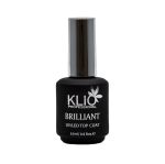 Топ Klio BRILLIANT UF top coat без липкого слоя 15 мл