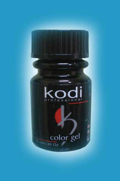 Гель цветной KODI Color Gel Neon Blue №38 Голубой неон, 4 мл