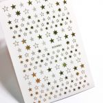 Металлизированные 3D наклейки "Звезды" золото, Ib.Di NAILS