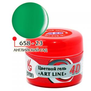 4D цветной гель Formula profi ART LINE №658-23 Английский сад, 5 гр. - NOGTISHOP