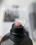  Grattol Acryl Gel 03 камуфляж розовый, 30 мл.