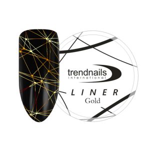 Паутинка LINER Trend Nails Gold 5 мл  - NOGTISHOP
