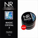 Гелевая краска c блестками Magic Crystal №03 Nail Republic, 7 гр  