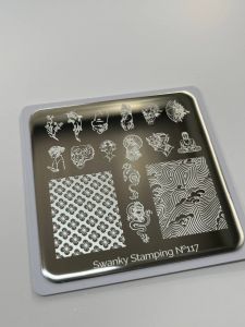 Пластина Swanky Stamping №117 маленькая - NOGTISHOP