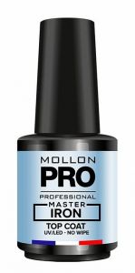 Верхнее покрытие для гель-лака без липкого слоя MASTER IRON TOP COAT,  MOLLON PRO, 12 мл - NOGTISHOP