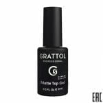 Matte Top Gel с эффектом велюра, 9мл. Grattol 