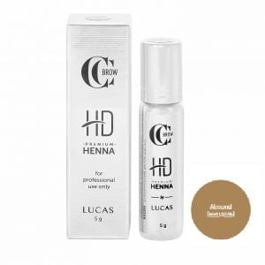 Хна для бровей Premium henna HD, CC Brow, Almond (миндаль), 5 гр