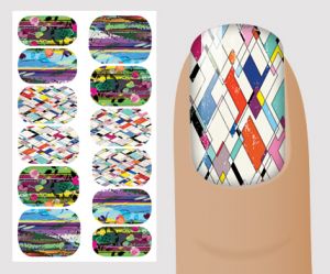 Слайдер для дизайна ногтей, "Грандж" № N112 ,  NOGTIKA - NOGTISHOP