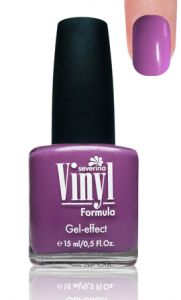 Лак с гелевым эффектом Vinyl, № 13, цвет фиолетовый.