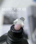 Grattol Acryl Gel 09 камуфляж розовый с шиммером, 30 мл. 